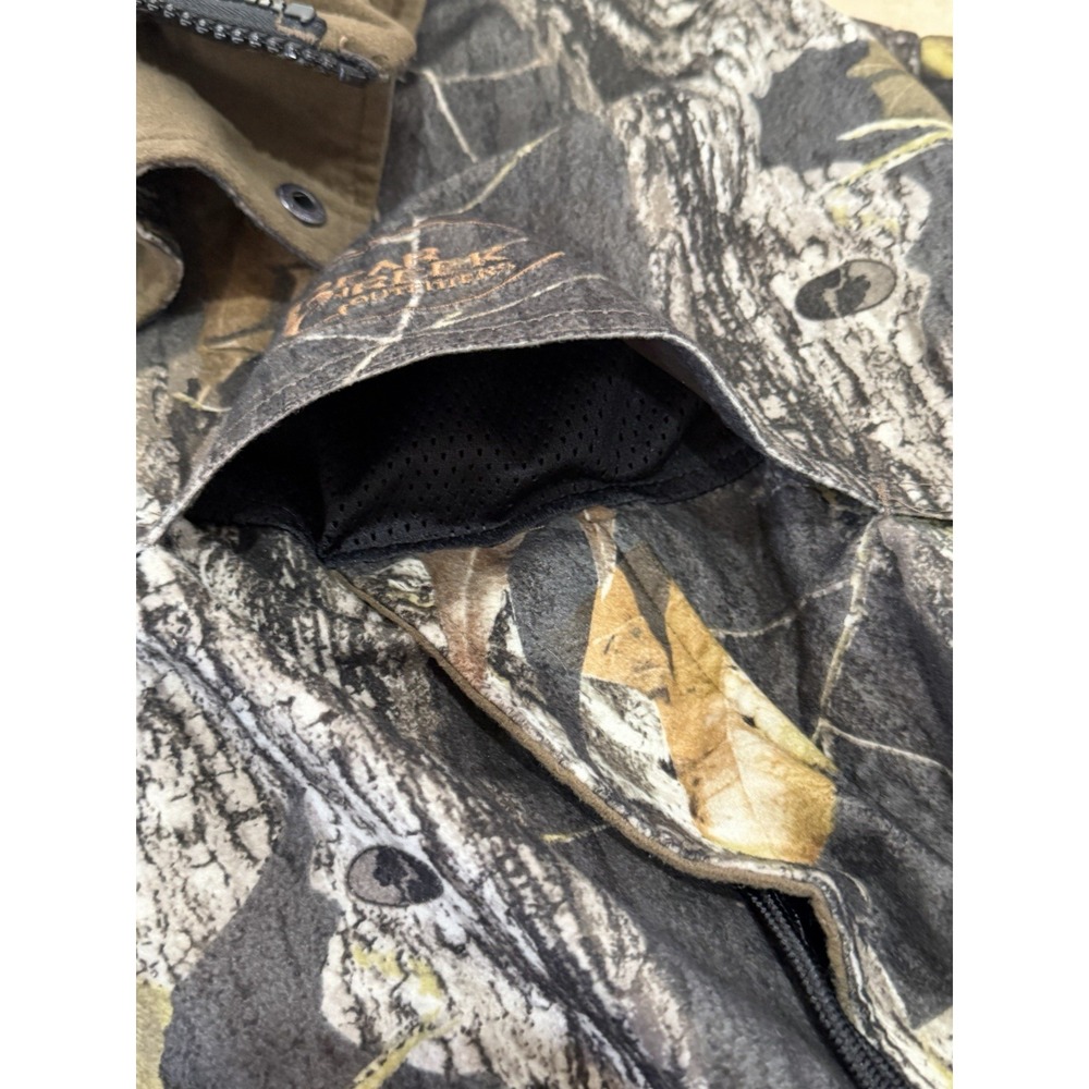 Bear Creek Outfitters Mossy Oak Camouflage Coat Jacket Mens Size 2XL Full Zipper - Picture 10 of 16